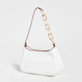 Trendy Small Crocodile Print Acrylic Chain Bag