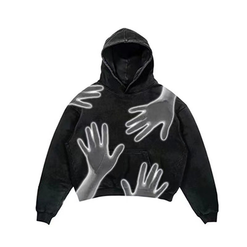 Punk Design Hoodie - Harajuku Streetwear Y2K Fashion