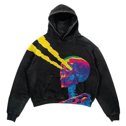 Punk Design Hoodie - Harajuku Streetwear Y2K Fashion